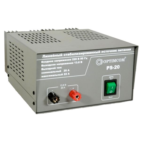 Блок питания Optim PS-20 (13,8 В, 20 А) для радиостанций — Новосибирск