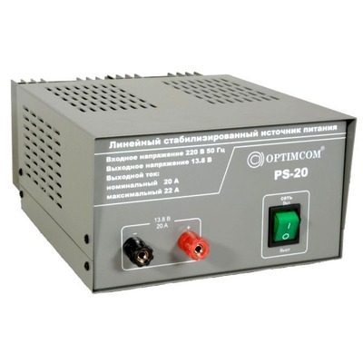 Блоки питания Optim для радиостанций: обзор линейки и применение