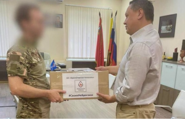 Александр Шалагин передал портативные рации для бойцов СВО