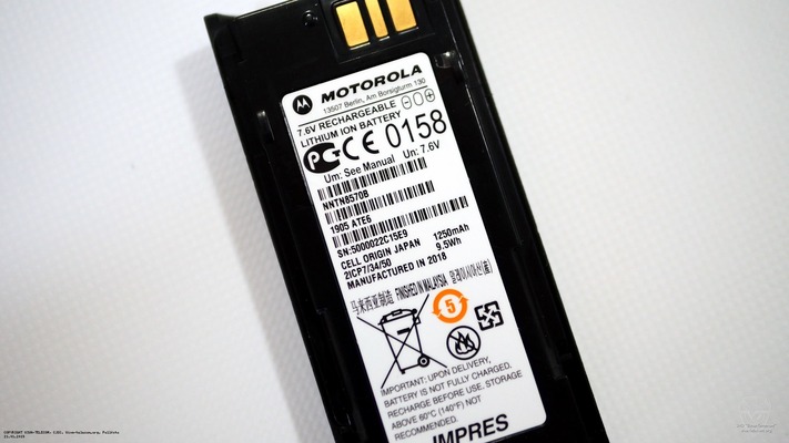 Аккумуляторы для рации Motorola NNTN8570 Li-Ion 1250мАч