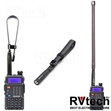 Антенна тактическая "ЛИНЕЙКА" (144/430 Мгц) SMA-J, 47 см для рации Baofeng, Купить Антенна тактическая "ЛИНЕЙКА" (144/430 Мгц) SMA-J, 47 см для рации Baofeng в магазине РадиоВидео.рф, Антенна Baofeng