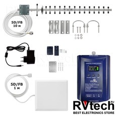 Комплект Titan-1800 (14Y, LED), Купить Комплект Titan-1800 (14Y, LED) в магазине РадиоВидео.рф, Комплекты для усиления сотовой связи