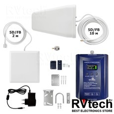 Комплект Titan-2100 (LED), Купить Комплект Titan-2100 (LED) в магазине РадиоВидео.рф, Комплекты для усиления сотовой связи