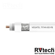 Кабель VEGATEL 8D-FB (Titan, белый), Купить Кабель VEGATEL 8D-FB (Titan, белый) в магазине РадиоВидео.рф, Кабель коаксиальный и фидерный