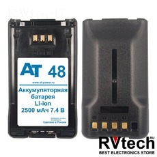 Аккумулятор AT 48 (Li-ion, 7.4В, 3200мАч), Купить Аккумулятор AT 48 (Li-ion, 7.4В, 3200мАч) в магазине РадиоВидео.рф, KENWOOD