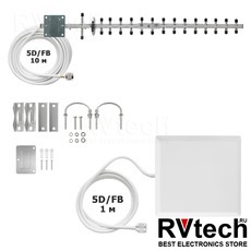 Комплект VEGATEL VT-3G-kit (14Y, LED), Купить Комплект VEGATEL VT-3G-kit (14Y, LED) в магазине РадиоВидео.рф, Комплекты для усиления сотовой связи