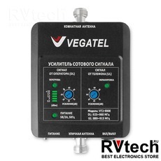 Комплект VEGATEL VT2-900E-kit (дом, LED), Купить Комплект VEGATEL VT2-900E-kit (дом, LED) в магазине РадиоВидео.рф, Комплекты для усиления сотовой связи