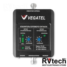 Комплект VEGATEL VT2-3G-kit (14Y, LED), Купить Комплект VEGATEL VT2-3G-kit (14Y, LED) в магазине РадиоВидео.рф, Комплекты для усиления сотовой связи