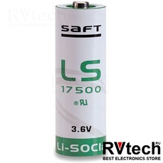 SAFT LS17500, Купить SAFT LS17500 в магазине РадиоВидео.рф, Литиевые элементы SAFT