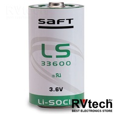 SAFT LS33600, Купить SAFT LS33600 в магазине РадиоВидео.рф, Литиевые элементы SAFT