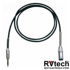 Bespeco IROMS900PBK Кабель готовый микрофонный XLR3MXM-JACK 6.3 stereo, Купить Bespeco IROMS900PBK Кабель готовый микрофонный XLR3MXM-JACK 6.3 stereo в магазине РадиоВидео.рф, Акустические кабели