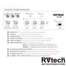 Hitman HD-M1 Монитор для электронной ударной установки, Купить Hitman HD-M1 Монитор для электронной ударной установки в магазине РадиоВидео.рф, Акустические системы активные