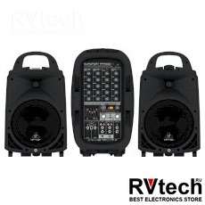 Behringer PPA500BT Портативная звуковая система, Купить Behringer PPA500BT Портативная звуковая система в магазине РадиоВидео.рф, Акустические комплекты