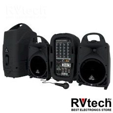 Behringer PPA500BT Портативная звуковая система, Купить Behringer PPA500BT Портативная звуковая система в магазине РадиоВидео.рф, Акустические комплекты
