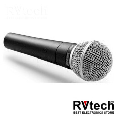 Shure SM58-LCE Динамический кардиоидный вокальный микрофон, Купить Shure SM58-LCE Динамический кардиоидный вокальный микрофон в магазине РадиоВидео.рф, Вокальные и универсальные микрофоны