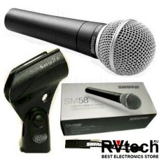Shure SM58S Динамический кардиоидный вокальный микрофон (с выключателем), Купить Shure SM58S Динамический кардиоидный вокальный микрофон (с выключателем) в магазине РадиоВидео.рф, Вокальные и универсальные микрофоны