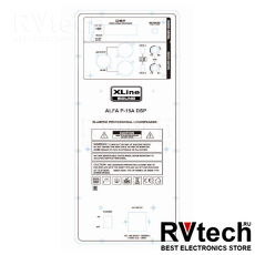 XLine ALFA P-15A DSP Акустическая система активная с DSP и Bluetooth, Купить XLine ALFA P-15A DSP Акустическая система активная с DSP и Bluetooth в магазине РадиоВидео.рф, Акустические системы активные