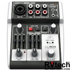 Behringer 302USB Аналоговый микшер, Купить Behringer 302USB Аналоговый микшер в магазине РадиоВидео.рф, Микшерные пульты аналоговые