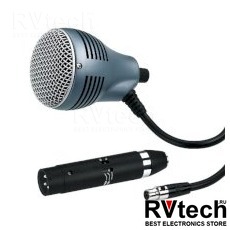 JTS CX-520/MA-500 Микрофон инструментальный с адаптером, Купить JTS CX-520/MA-500 Микрофон инструментальный с адаптером в магазине РадиоВидео.рф, Инструментальные микрофоны