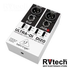 Behringer DI20 Директ-бокс, Купить Behringer DI20 Директ-бокс в магазине РадиоВидео.рф, Директ-боксы