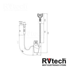 JTS CX-508W Микрофон для духовых беспроводной, Купить JTS CX-508W Микрофон для духовых беспроводной в магазине РадиоВидео.рф, Инструментальные микрофоны