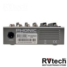 Phonic AM 85 Микшерный пульт 6-канальный, Купить Phonic AM 85 Микшерный пульт 6-канальный в магазине РадиоВидео.рф, Микшерные пульты аналоговые