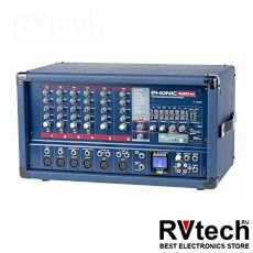 Phonic POWERPOD 630RW Активный 6-канальный микшерный пульт, Купить Phonic POWERPOD 630RW Активный 6-канальный микшерный пульт в магазине РадиоВидео.рф, Микшерные пульты активные