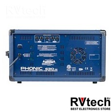 Phonic POWERPOD 630RW Активный 6-канальный микшерный пульт, Купить Phonic POWERPOD 630RW Активный 6-канальный микшерный пульт в магазине РадиоВидео.рф, Микшерные пульты активные