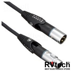 Planet Waves PW-MS-10 Кабель микрофонный XLR поворотный 3 м, Купить Planet Waves PW-MS-10 Кабель микрофонный XLR поворотный 3 м в магазине РадиоВидео.рф, Микрофонные кабели