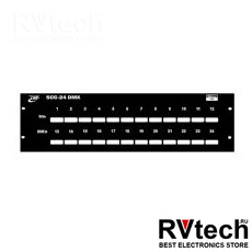 XLine SCC-24 DMX Пульт управления свитчерами SSR, Купить XLine SCC-24 DMX Пульт управления свитчерами SSR в магазине РадиоВидео.рф, Контроллеры