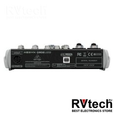 Behringer Q802USB Аналоговый микшер, Купить Behringer Q802USB Аналоговый микшер в магазине РадиоВидео.рф, Микшерные пульты аналоговые