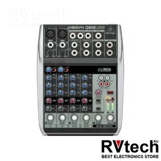 Behringer Q802USB Аналоговый микшер, Купить Behringer Q802USB Аналоговый микшер в магазине РадиоВидео.рф, Микшерные пульты аналоговые