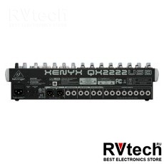 Behringer QX2222USB Аналоговый микшер, Купить Behringer QX2222USB Аналоговый микшер в магазине РадиоВидео.рф, Микшерные пульты аналоговые