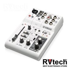 Yamaha AG03 Многоцелевой 3-канальный микшер с USB-аудиоинтерфейсом, Купить Yamaha AG03 Многоцелевой 3-канальный микшер с USB-аудиоинтерфейсом в магазине РадиоВидео.рф, Микшерные пульты аналоговые