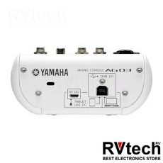 Yamaha AG03 Многоцелевой 3-канальный микшер с USB-аудиоинтерфейсом, Купить Yamaha AG03 Многоцелевой 3-канальный микшер с USB-аудиоинтерфейсом в магазине РадиоВидео.рф, Микшерные пульты аналоговые