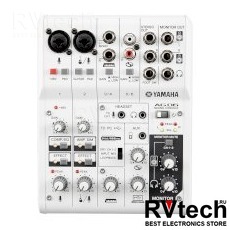Yamaha AG06 Многоцелевой 6-канальный микшер с USB-аудиоинтерфейсом, Купить Yamaha AG06 Многоцелевой 6-канальный микшер с USB-аудиоинтерфейсом в магазине РадиоВидео.рф, Микшерные пульты аналоговые
