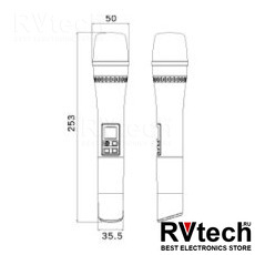 JTS UF-10TH Передатчик ручной, Купить JTS UF-10TH Передатчик ручной в магазине РадиоВидео.рф, Ручные передатчики