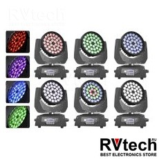 XLine Light LED WASH-3618 Z Светодиодный прибор полного движения, Купить XLine Light LED WASH-3618 Z Светодиодный прибор полного движения в магазине РадиоВидео.рф, Приборы полного движения Wash
