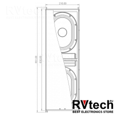 SE Audiotechnik M-F3A FS W 6 x 9" Сабвуфер активный, подвесной, 800 W, цвет белый, Купить SE Audiotechnik M-F3A FS W 6 x 9" Сабвуфер активный, подвесной, 800 W, цвет белый в магазине РадиоВидео.рф, Сабвуферы активные