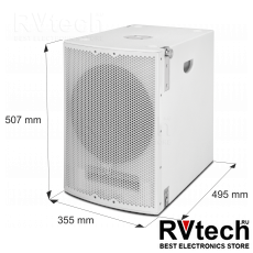 SE Audiotechnik M-F3AW S12 PRO Сабвуфер активный (белый), Купить SE Audiotechnik M-F3AW S12 PRO Сабвуфер активный (белый) в магазине РадиоВидео.рф, Сабвуферы активные