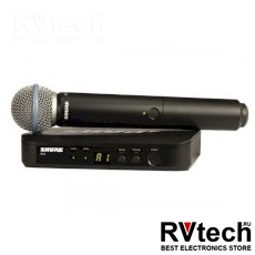 Shure BLX24E/B58 M17 Радиосистема вокальная с капсюлем динамического микрофона BETA 58, Купить Shure BLX24E/B58 M17 Радиосистема вокальная с капсюлем динамического микрофона BETA 58 в магазине РадиоВидео.рф, Радиосистемы