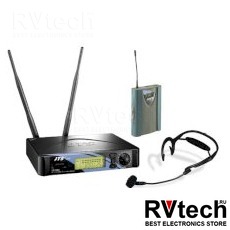 JTS US-1000D/PT-990B/CX-504 Радиосистема c поясным передатчиком и гарнитурой, Купить JTS US-1000D/PT-990B/CX-504 Радиосистема c поясным передатчиком и гарнитурой в магазине РадиоВидео.рф, Радиосистемы