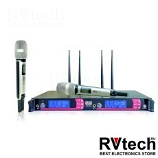 XLine MD-968A Радиосистема двухканальная c ручными передатчиками, Купить XLine MD-968A Радиосистема двухканальная c ручными передатчиками в магазине РадиоВидео.рф, Радиосистемы