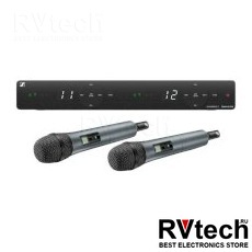 Sennheiser XSW 1-825 DUAL-A Универсальная 2-канальная беспроводная микрофонная система, Купить Sennheiser XSW 1-825 DUAL-A Универсальная 2-канальная беспроводная микрофонная система в магазине РадиоВидео.рф, Радиосистемы