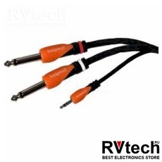 Bespeco SLYMSJ300 Кабель готовый серии "SILOS", JACK stereo 3.5mm - 2 x JACK mono 6.3mm, длина 3м, Купить Bespeco SLYMSJ300 Кабель готовый серии "SILOS", JACK stereo 3.5mm - 2 x JACK mono 6.3mm, длина 3м в магазине РадиоВидео.рф, Cпециальные кабели
