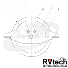 XLine RUS БК-2-210 Блок канатный диаметром 210 мм 2 ручьевой, Купить XLine RUS БК-2-210 Блок канатный диаметром 210 мм 2 ручьевой в магазине РадиоВидео.рф, Специализированные изделия