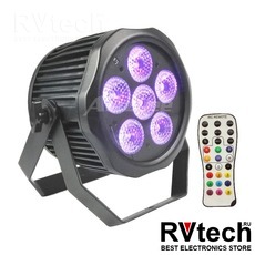 Anzhee P6x12 BATTERY WP (40°), Купить Anzhee P6x12 BATTERY WP (40°) в магазине РадиоВидео.рф, Светодиодные прожекторы