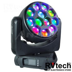 Anzhee H12x40Z-WASH AURA (ᅠ), Купить Anzhee H12x40Z-WASH AURA (ᅠ) в магазине РадиоВидео.рф, Вращающиеся головы