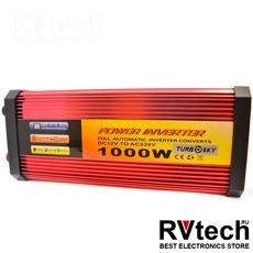 Инвертор Turbosky PI-1000 Преобразователь напряжения 12/220V Мощность 1000Вт, Купить Инвертор Turbosky PI-1000 Преобразователь напряжения 12/220V Мощность 1000Вт в магазине РадиоВидео.рф, Преобразователи напряжения