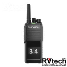 Рация Шеврон Т-34 U4 ( АКБ 4600 мАч) в Новосибирске, Купить Рация Шеврон Т-34 U4 ( АКБ 4600 мАч) в Новосибирске в магазине РадиоВидео.рф, Рации ШЕВРОН